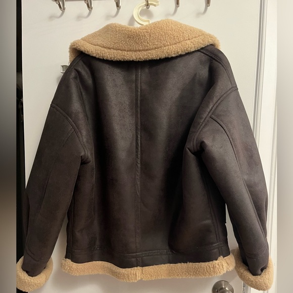 Oversize faux Shearling jacket - Picture 5 of 6
